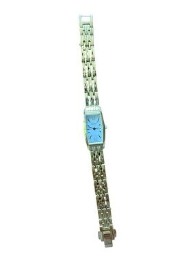 Gold-Tone Women's Dress Watch - Classic Rectangular Dial